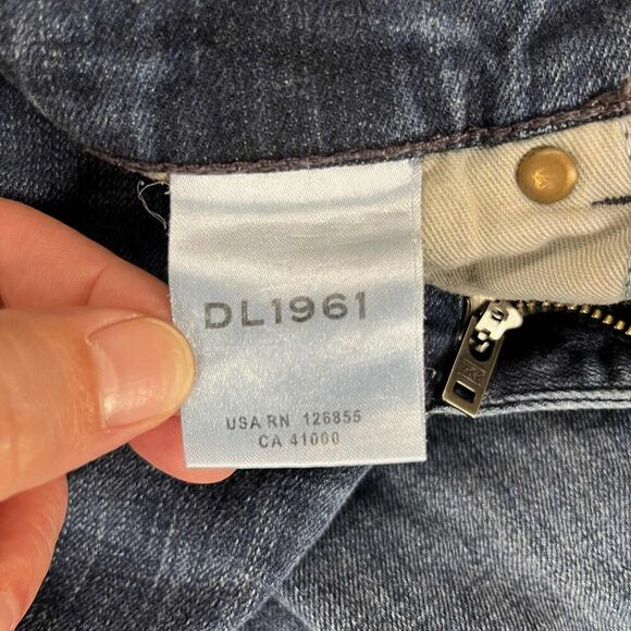 DL 1961 Jeans Mens 30x29 Blue Avery Modern Straight Sustainable Denim Shift Wash - Picture 10 of 16